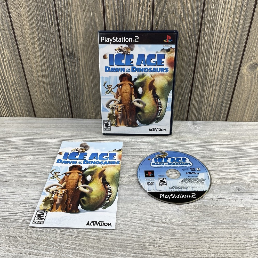 Ice Age: Dawn of the Dinosaurs (Sony PlayStation 2, 2009) - Complete Tested